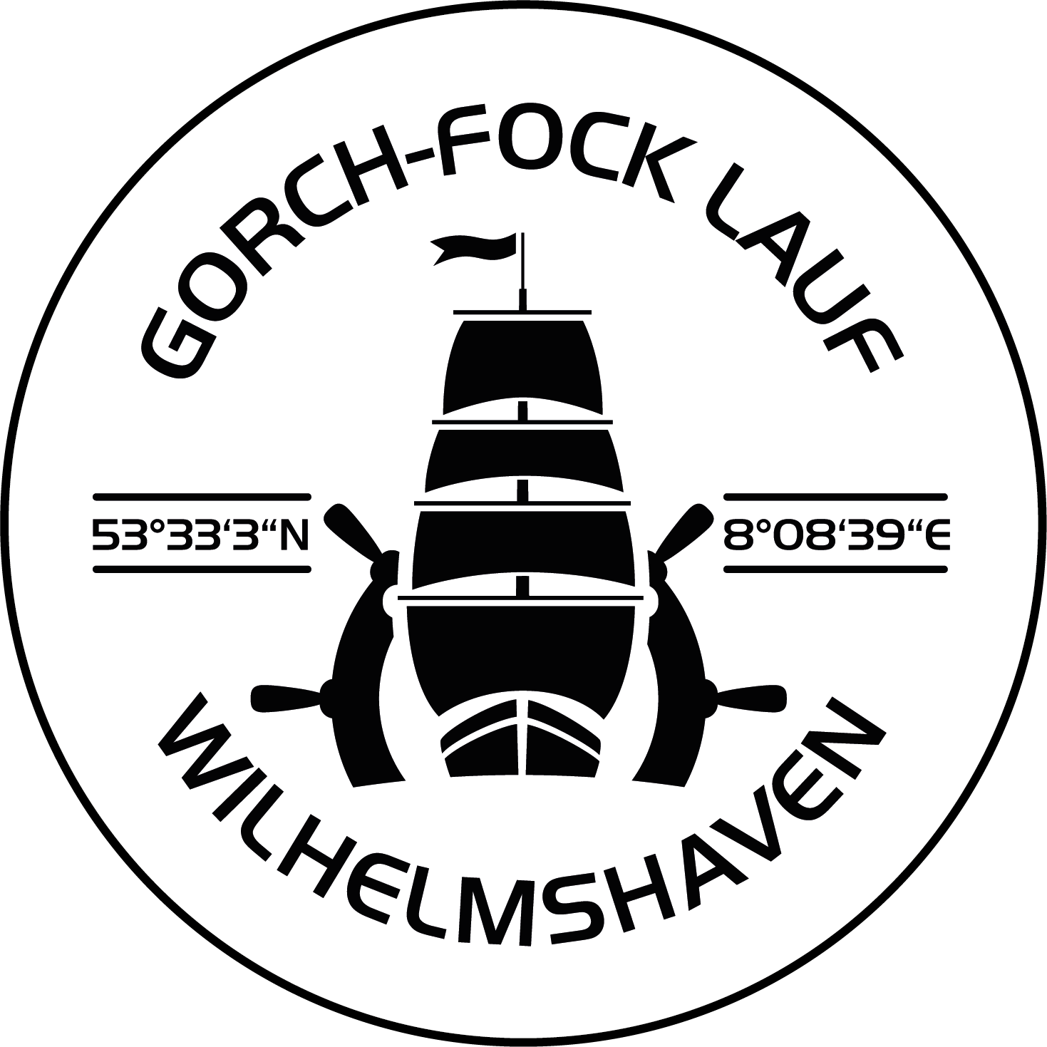 Logo vom Gorch-Fock-Lauf